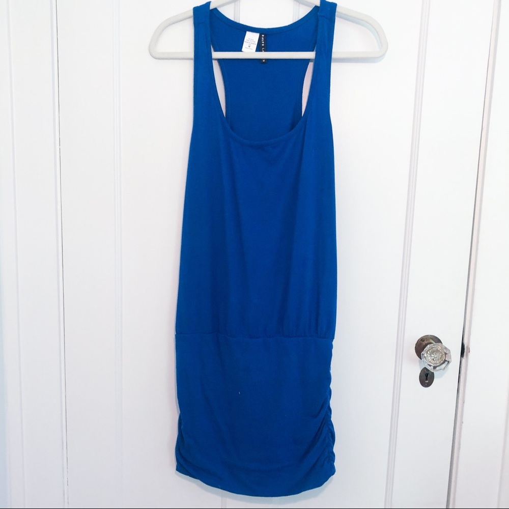 Ralph Lauren Blue Cotton Bodycon Dress Size M